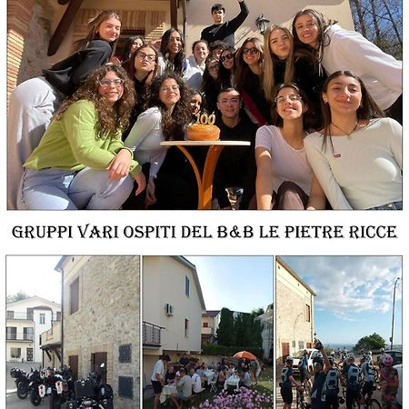 Le Pietre Ricce B&B Roccamontepiano Bagian luar foto